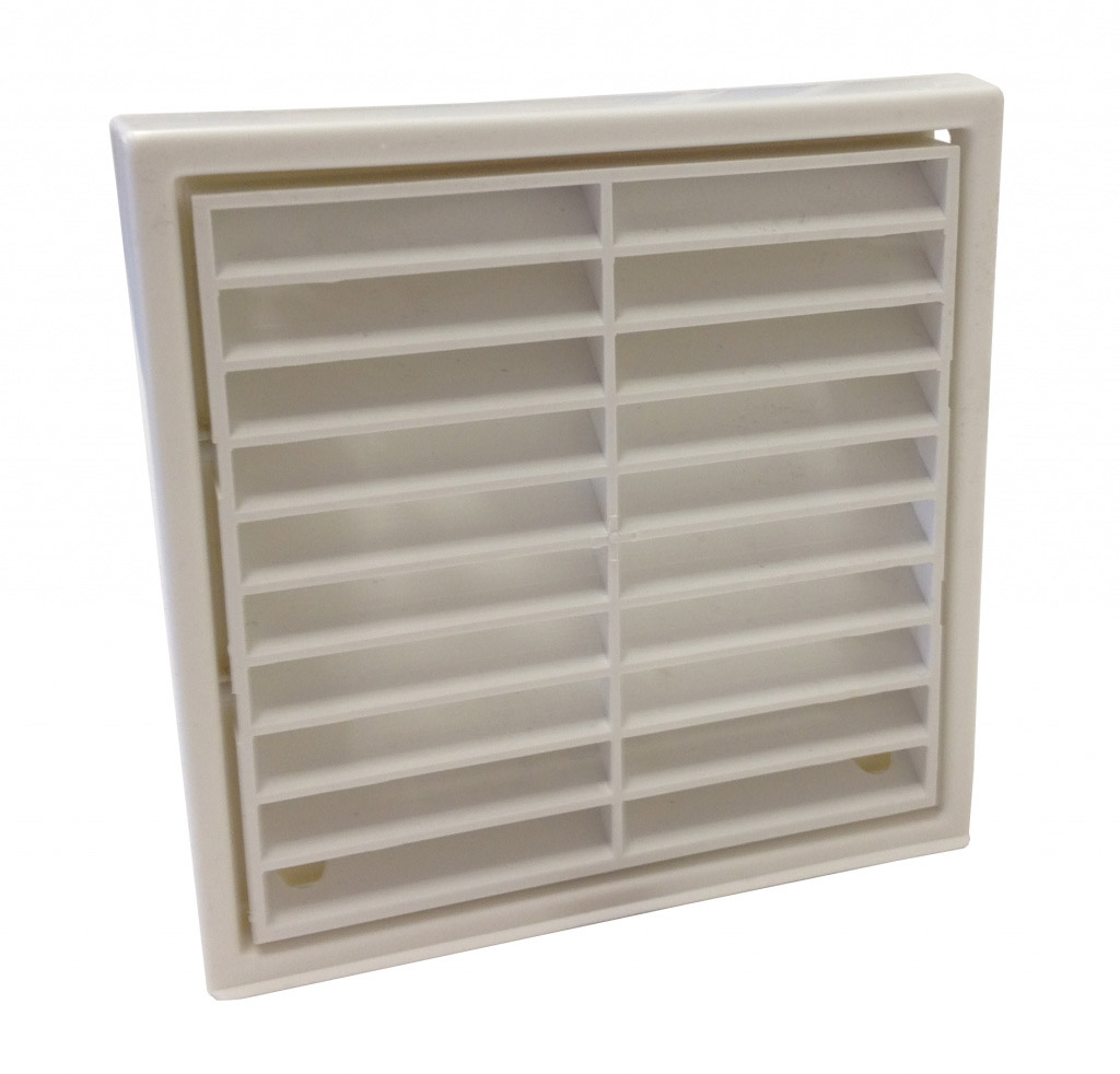 Fixed Grill 4" - White