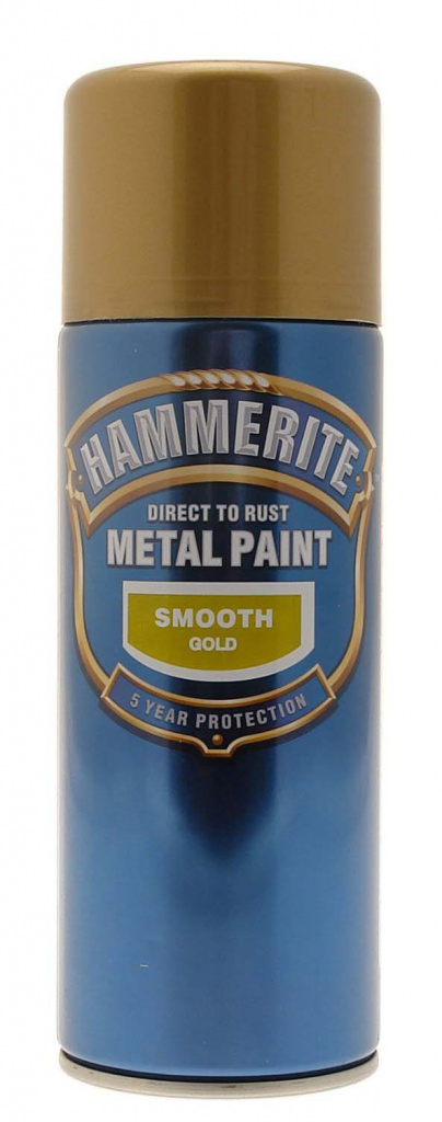 Metal Paint 400ml Aerosol - Smooth Gold
