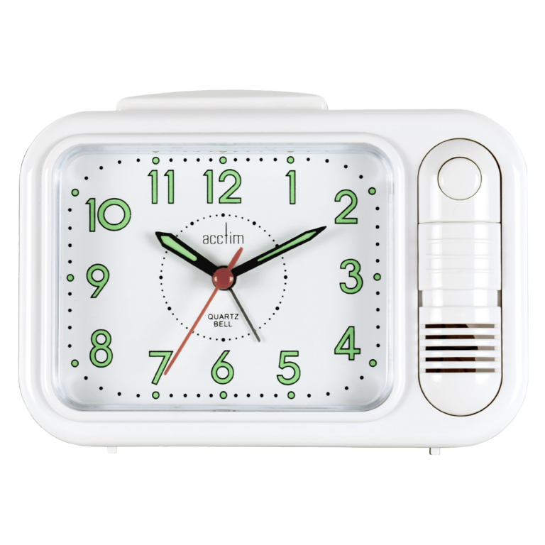 Sonnet Bell Alarm Clock - White