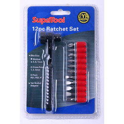 Ratchet Screwdriver - 12 piece