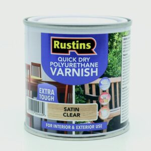 Polyurethane Satin Varnish 250ml - Clear