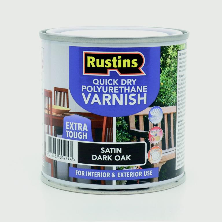 Polyurethane Gloss Varnish 250ml - Dark Oak