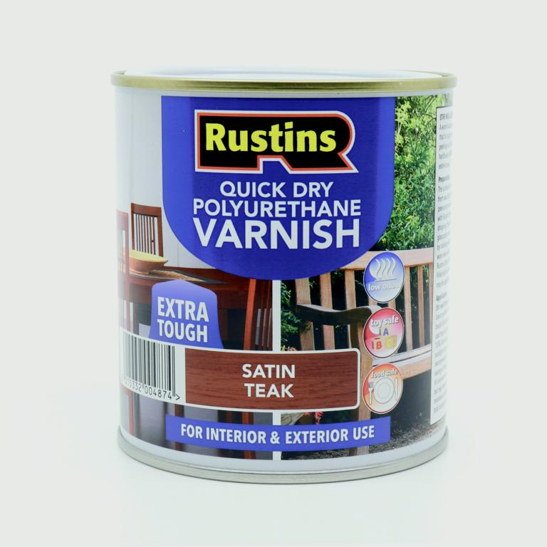 Polyurethane Gloss Varnish 500ml - Teak