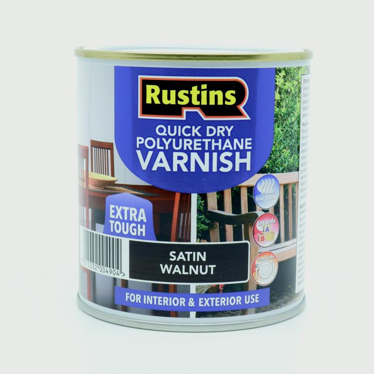 Polyurethane Satin Varnish 500ml - Walnut