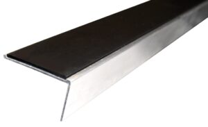 Slimline Single Raked Back - Aluminium