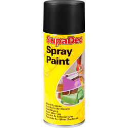 Spray Paint - 400ml Matt Black