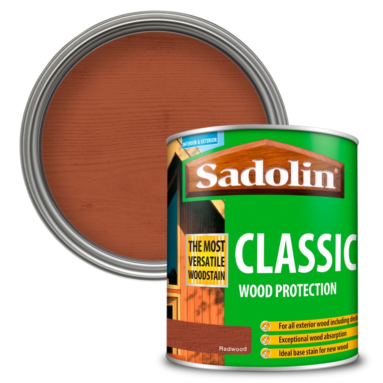 Classic Wood Protection - 1L Redwood