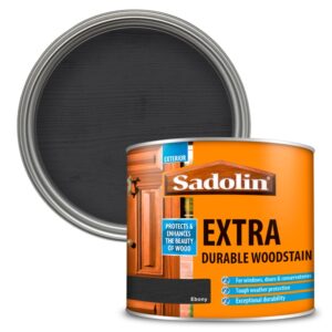 Extra Durable Woodstain - 500ml Ebony