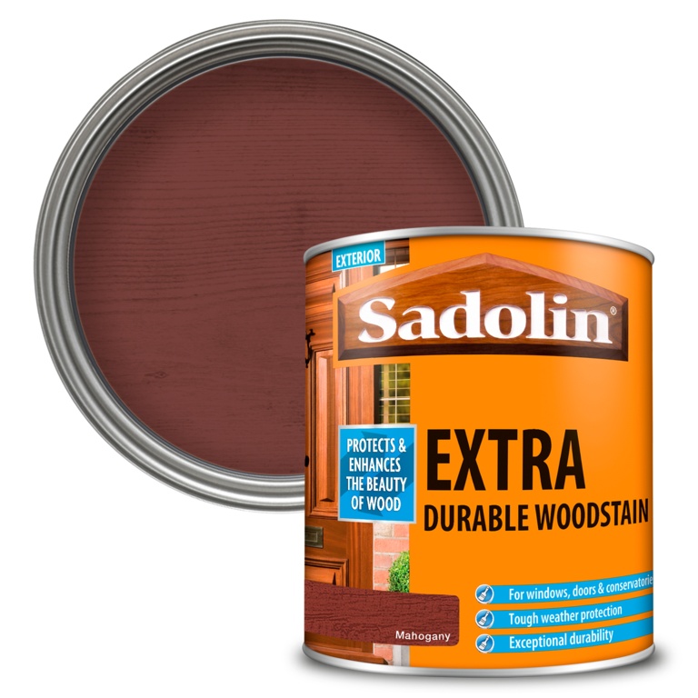 Extra Durable Woodstain - 1L Mahogany