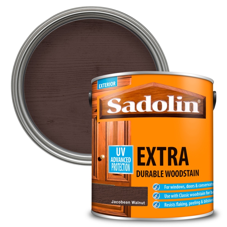 Extra Durable Woodstain - 2.5L Jacobean Walnut