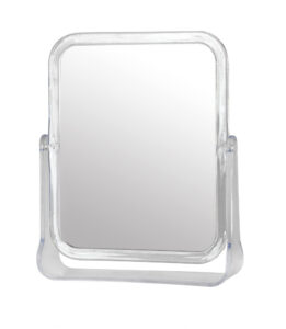 Rectangular Plastic Mirror - 19.2 x 16cm