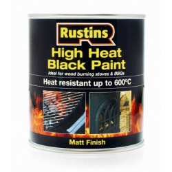 High Heat Paint Black - 250ml