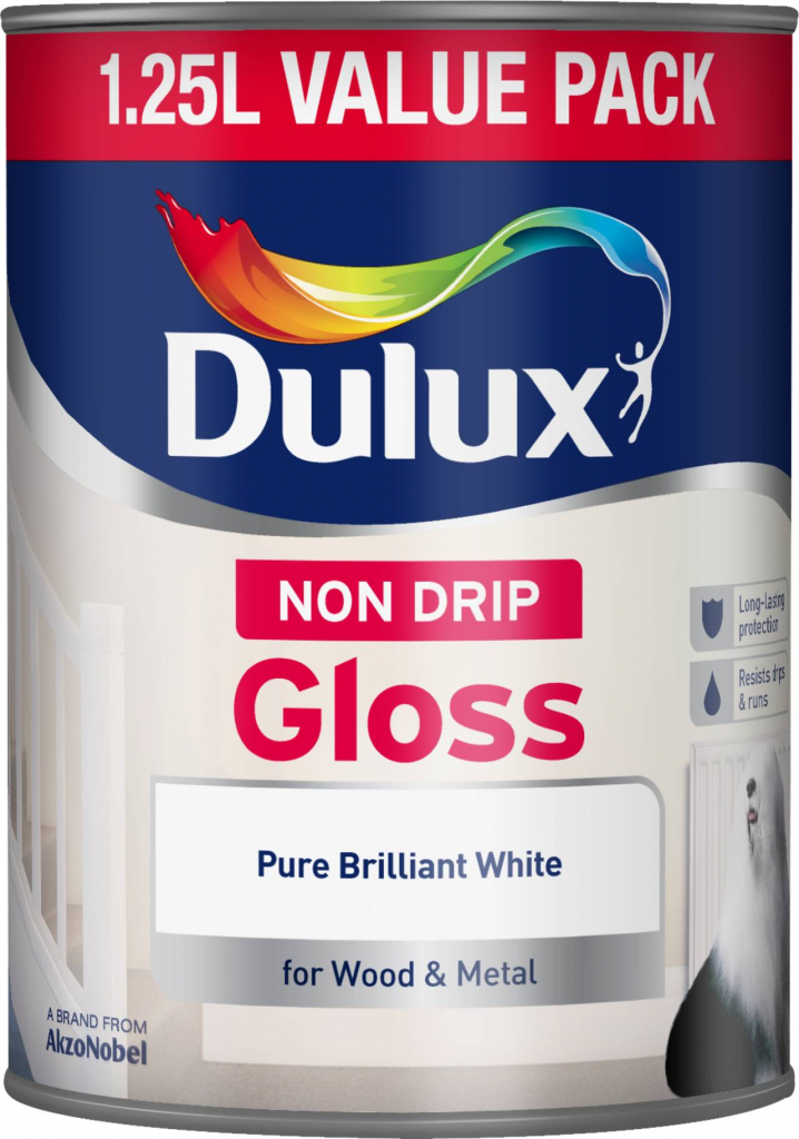 Non Drip Gloss 1.25L - Pure Brilliant White