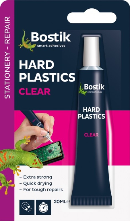 Hard Plastics Clear Adhesive - 20ml Blister