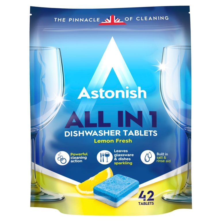 All In 1 Dishwasher Tablets - 42 Tabs