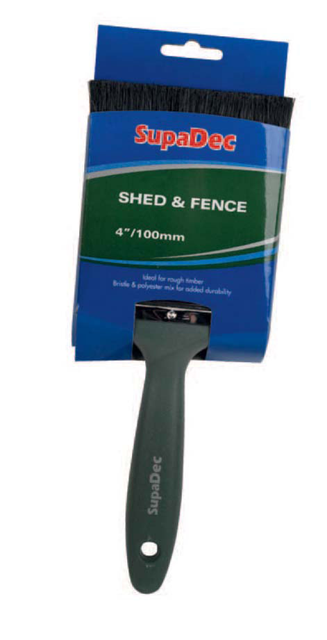 Shed & Fence Brush - 4"/100mm