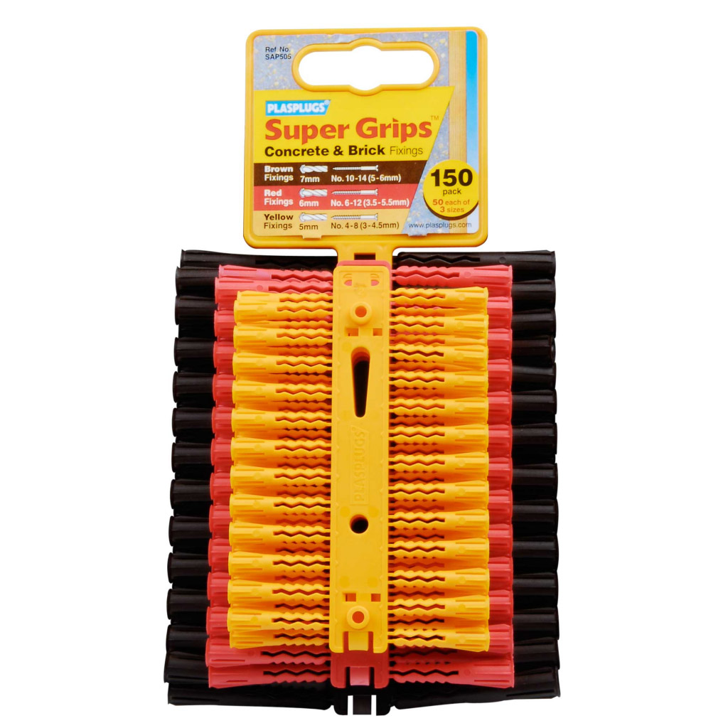 Super Grips Fixings Mixed - 150 Pack