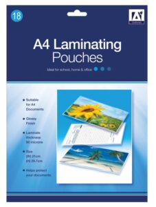 Laminating Pouches - Pack of 18