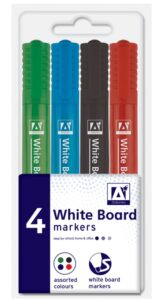 White Board Marker Pens - Pack of 4