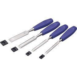 Bevel Edge Wood Chisel Set - 120mm - 4 Piece