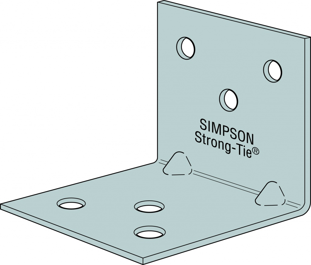 Light Reinforced Angle Bracket - 40 x 40 x 40