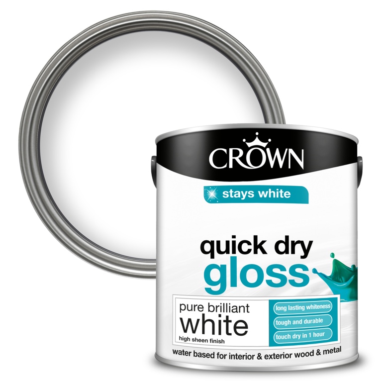 Quick Dry Gloss 2.5L - Pure Brilliant White