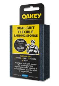 Dual-Grit Flexible Sanding Sponge - 90 x 65 x 25mm - Coarse/Very Coarse