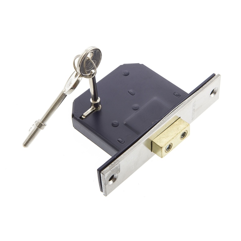 5 Lever Deadlock Nickel - 2.5"