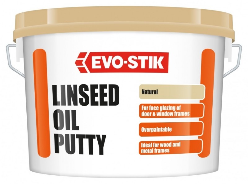 Multi-Purpose Linseed Oil Putty - 5kg Natural