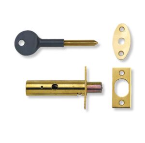 Door Security Bolt - Visi Pack - Brass