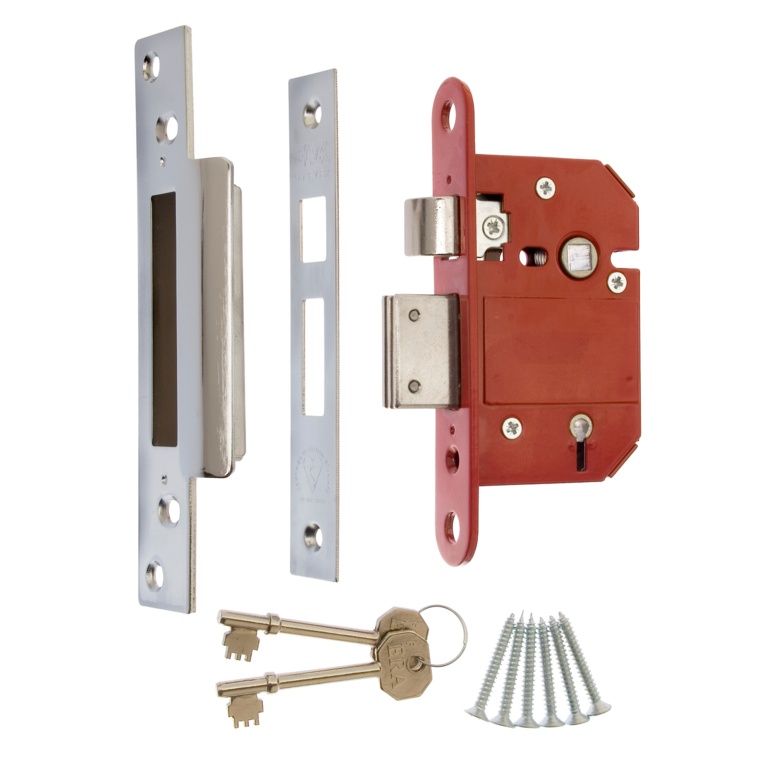 Fortress Mortice Sashlock - Satin 76mm
