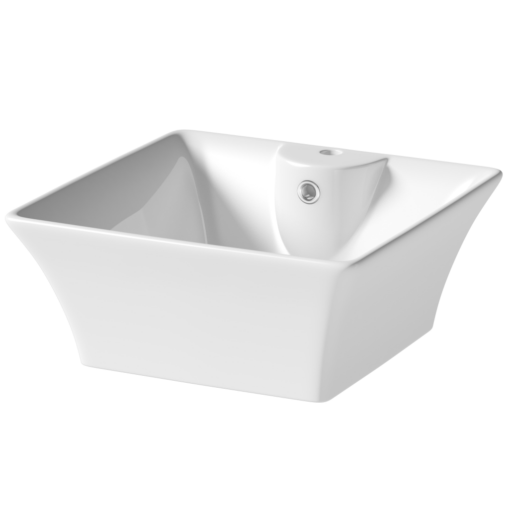 Cloakroom Collection Rectangular Basin 490mm - W: 490mm H: 190mm D: 420mm