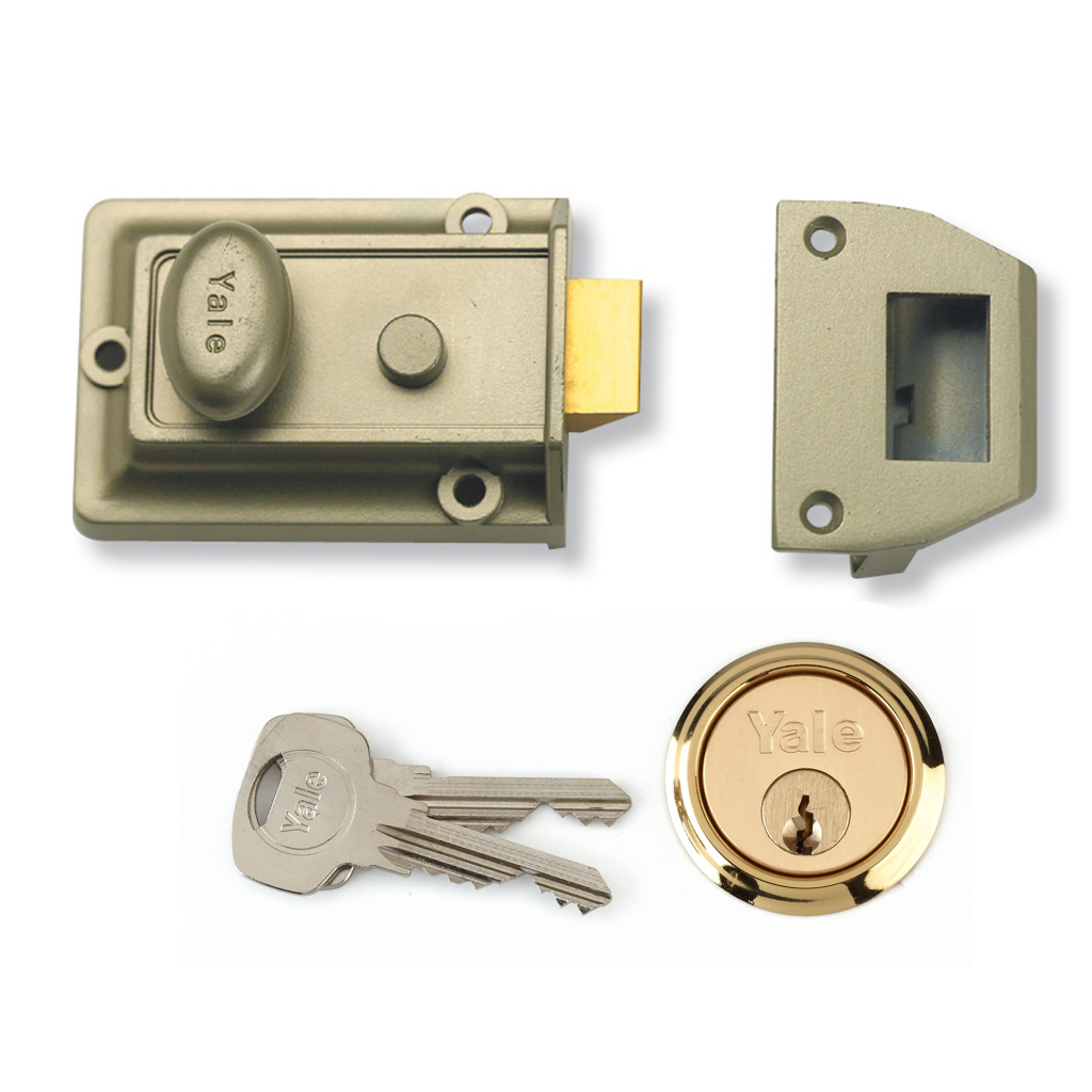 Traditional Nightlatch - Polished Brass