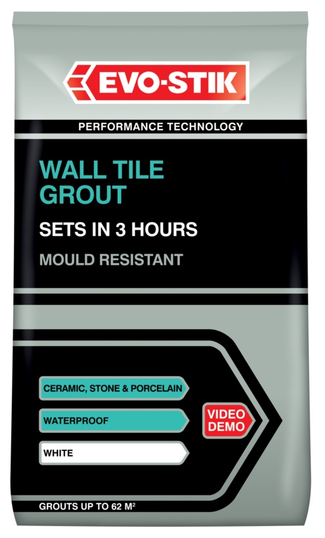 Tile A Wall Fast Set Grout for Ceramic Tiles - White - 500g