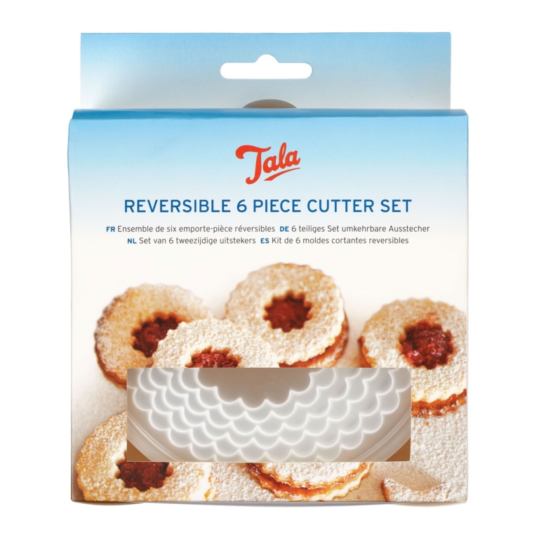 Cutters Plain/Crinkled Reversible - 6 Piece