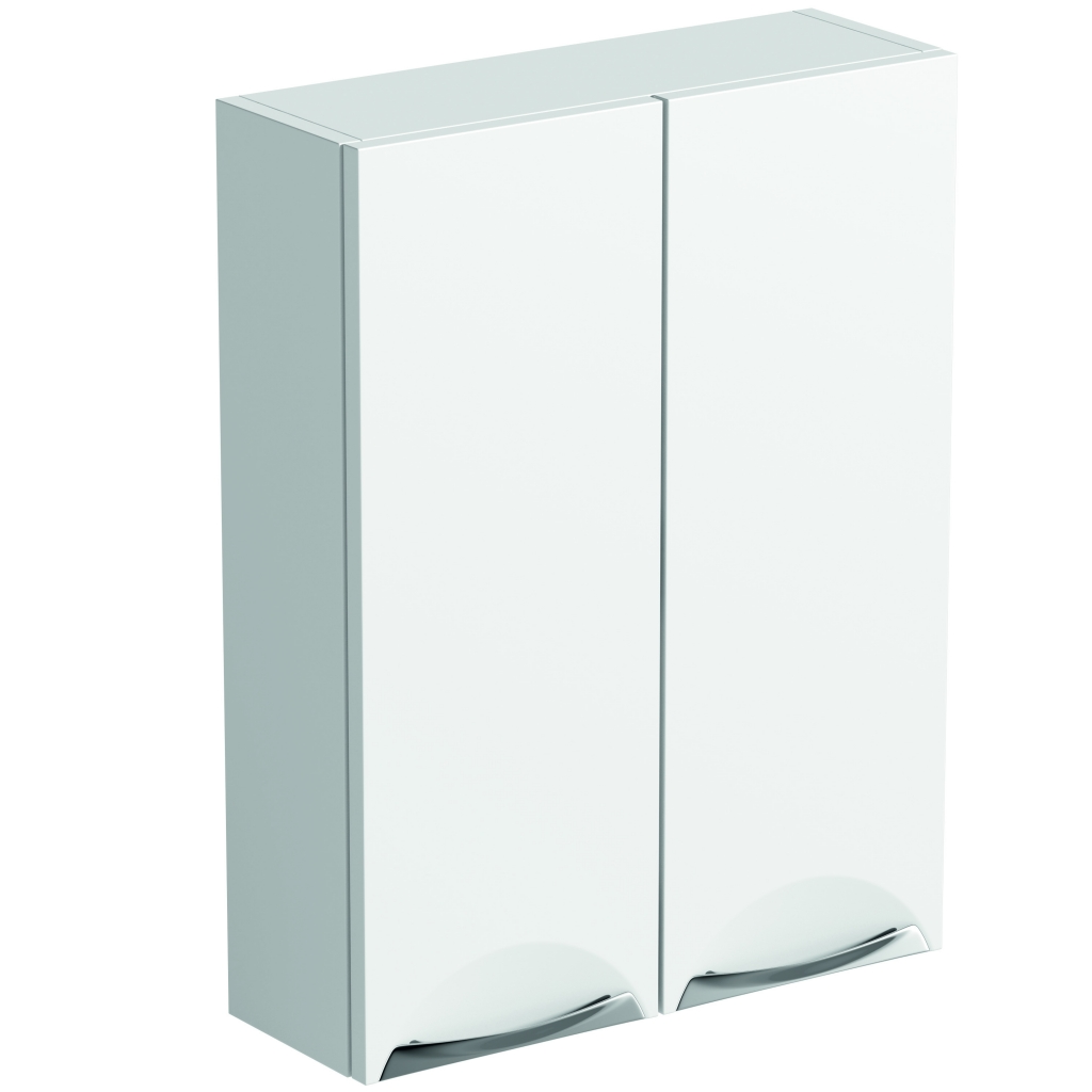 Sherwood White Double Door Wall Unit - W: 500mm H: 660mm D: 185mm