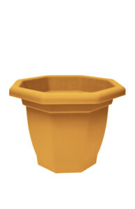 Octagonal Planter - 50cm Terracotta