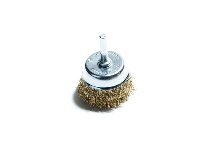 Brass Wire Cup Brush (x 6mm) - 76mm(3")