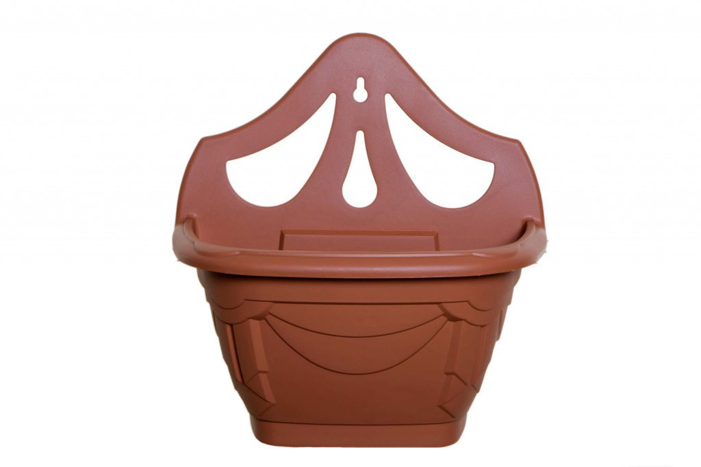 56446 31cm Venetian Wall Planter - Terracotta