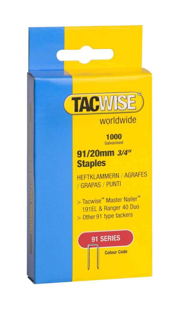 Tacker Staples Pack 1000 - 20mm