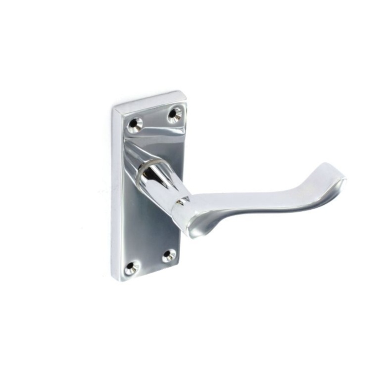 Chrome Scroll Latch Handles (Pair) - 105mm