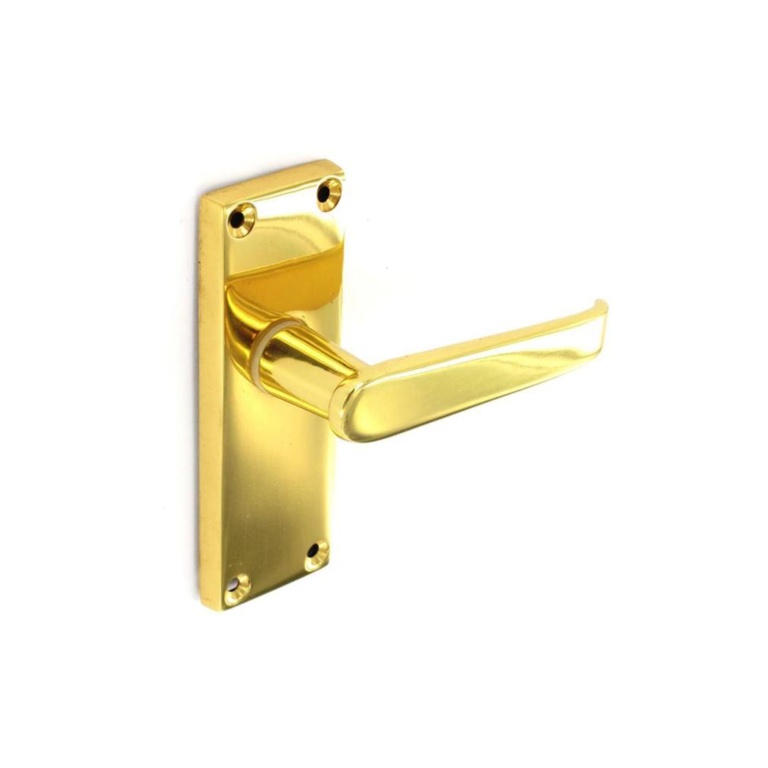 Premier Victorian Brass Latch Handles - 120mm - Pack of 2