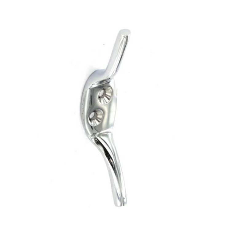 Chrome Cleat Hook - 75mm