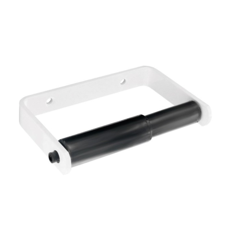 White Toilet Roll Holder - 135mm