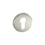 Satin Stainless Steel Euro Profile Escutcheons (2) - 50mm