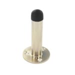 Brushed Nickel Projection Door Stop - 75mm