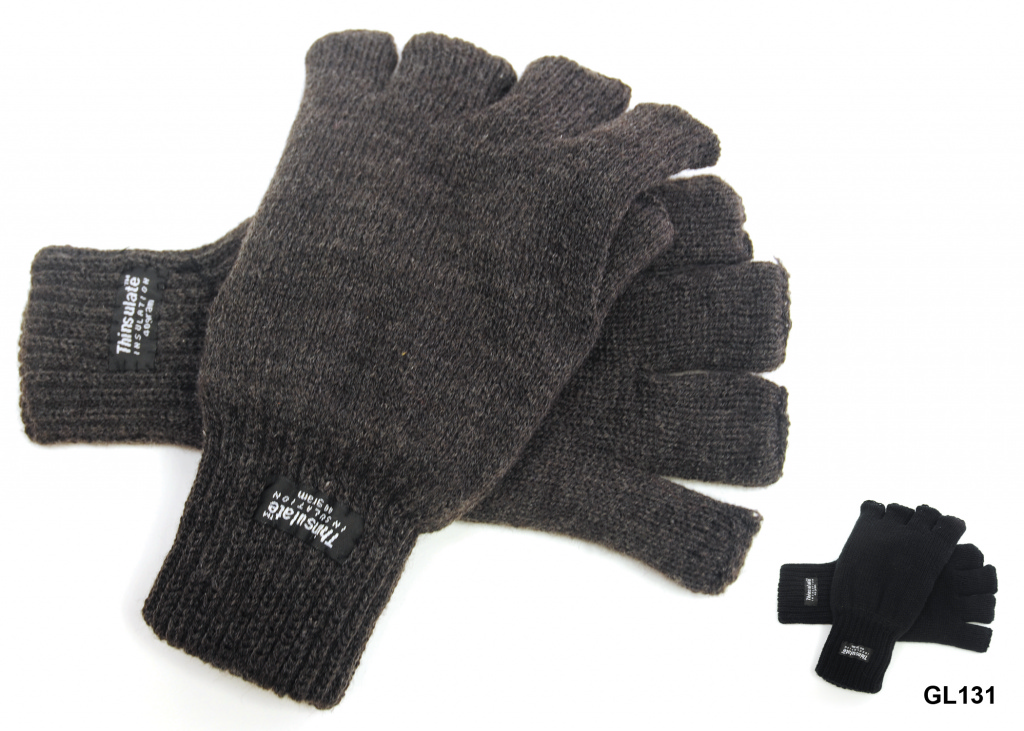 Mens Fingerless Glove - Assorted