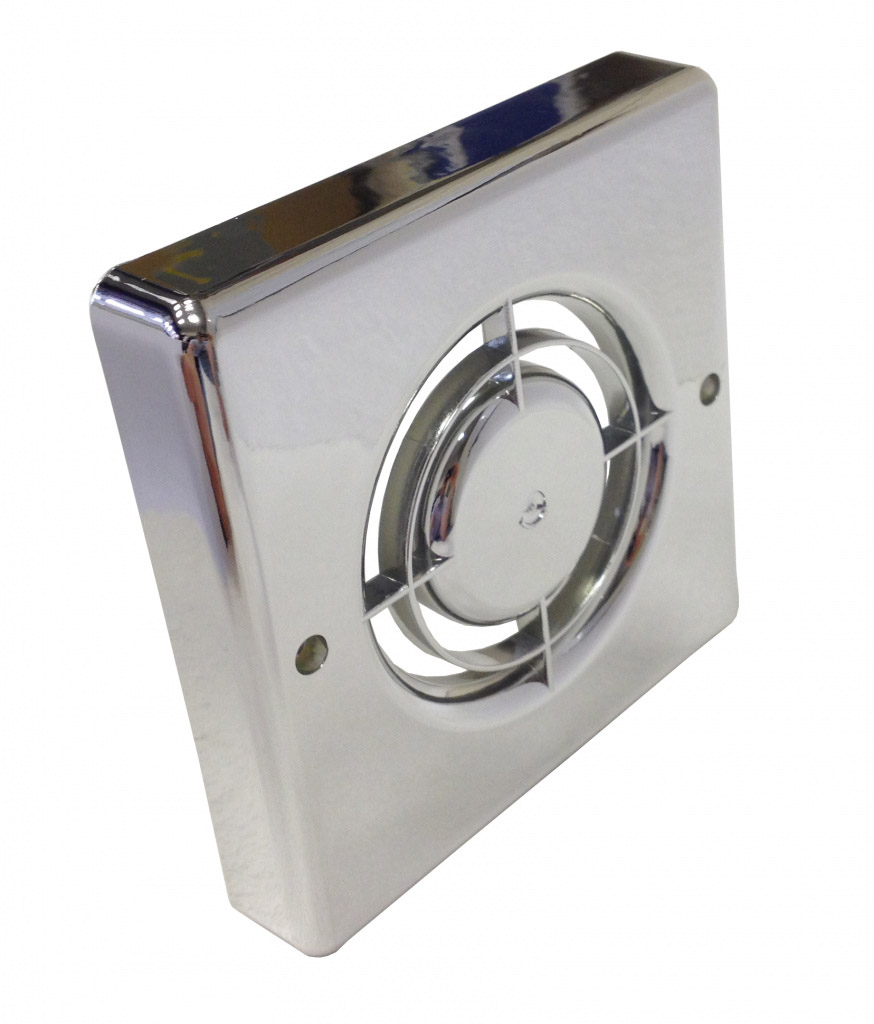 Fan Front Cover - Chrome