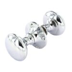 Rim Knob Set Chrome (Pair) - 50mm