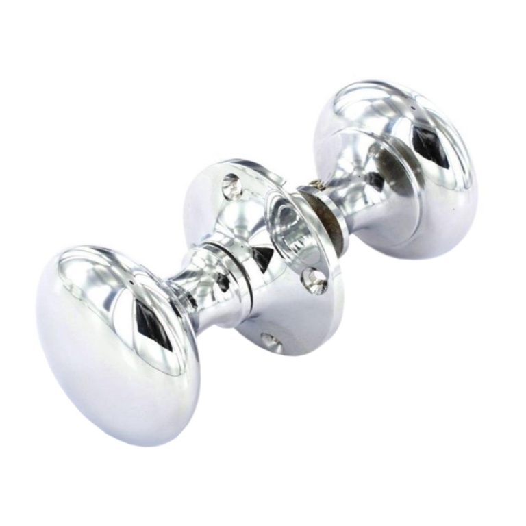 Rim Knob Set Chrome (Pair) - 50mm